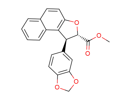 methyl 1-(benzo[d][1,3]dioxol-5-yl)-1,2-dihydronaphtho[2,1-b]furan-2-carboxylate